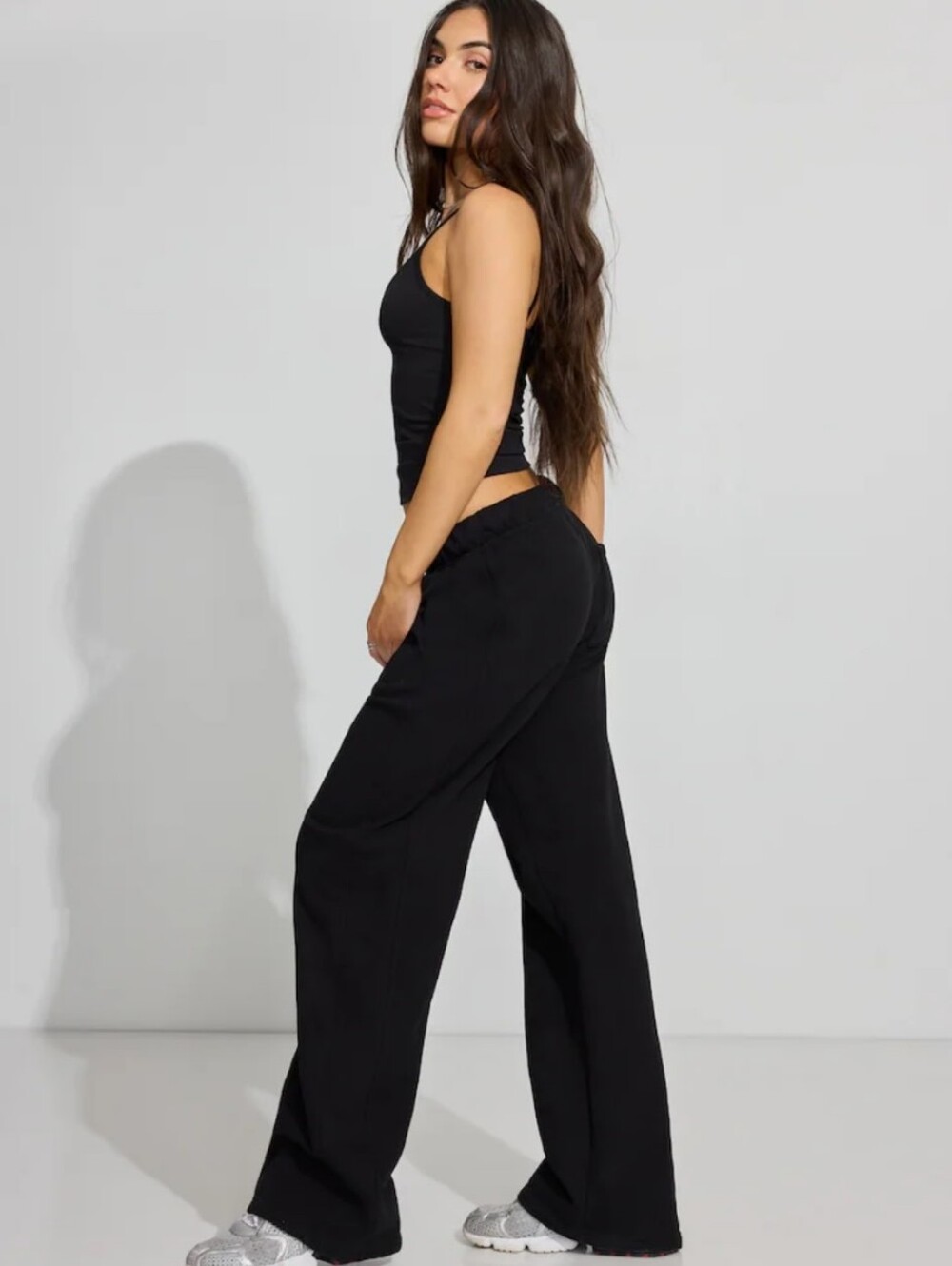 Garage Ultra Fleece Straight Leg- Jet Black